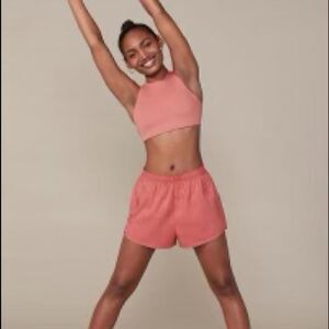 Girlfriend Collective Gazelle Short in coral